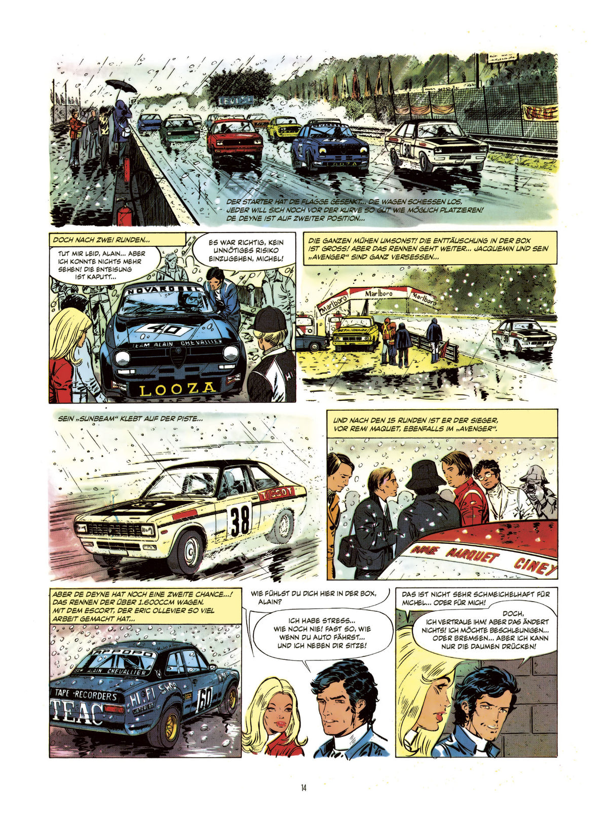 Alain Chevallier 7 - Duell Auto gegen Motorrad