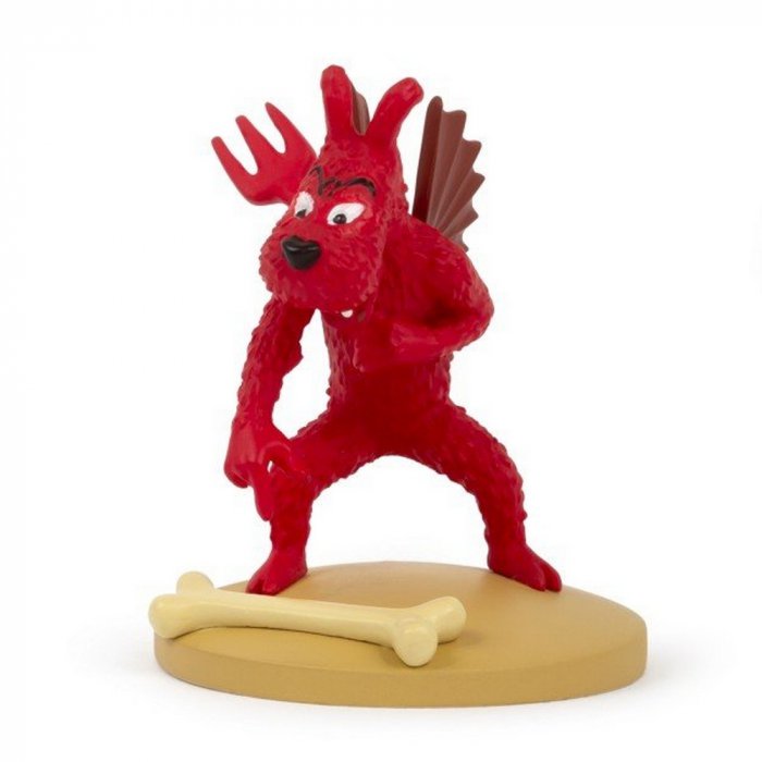 Tim und Struppi Figur: Struppi als Teufel, 7 cm